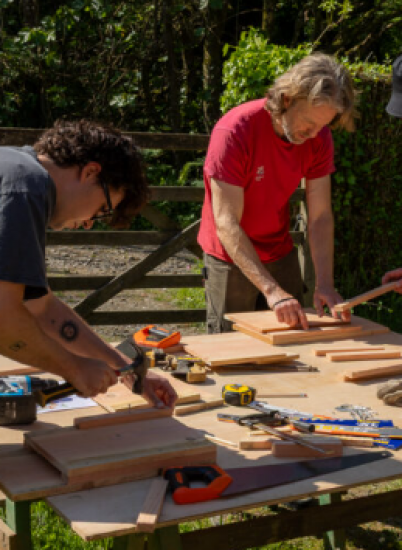 Building Bat Boxes with the National Trust